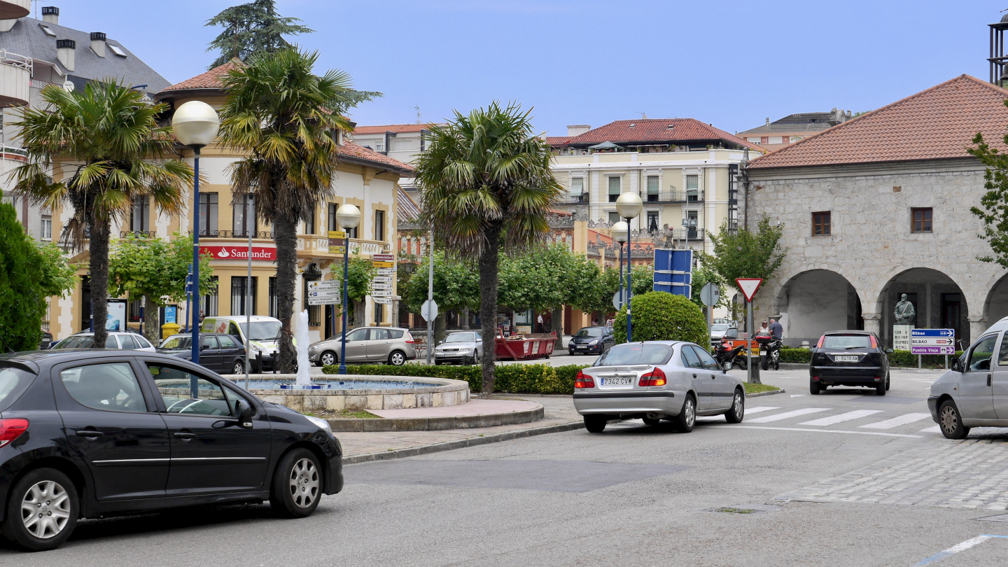 The centre of Laredo in Spain