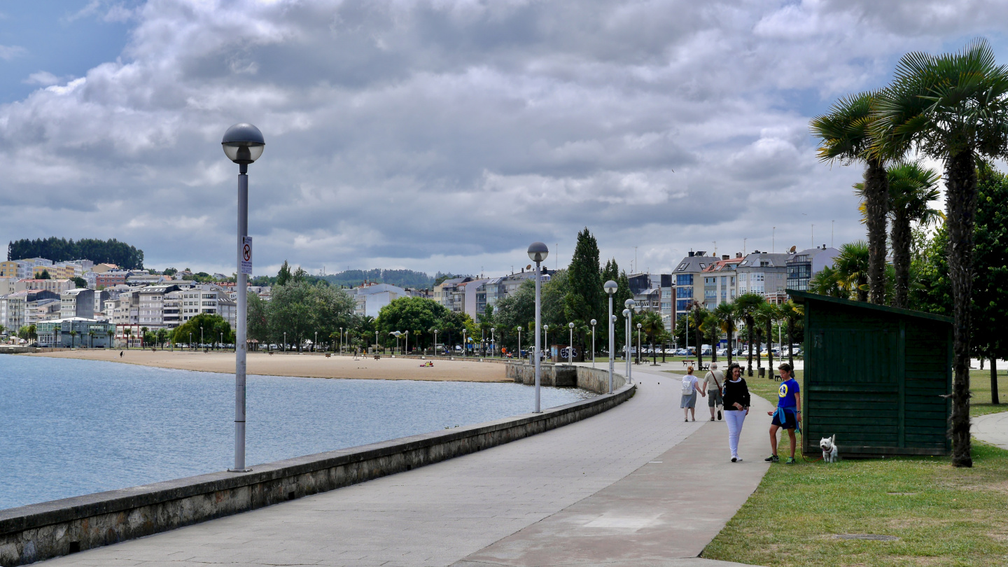 Waterfront of Sada in Spain