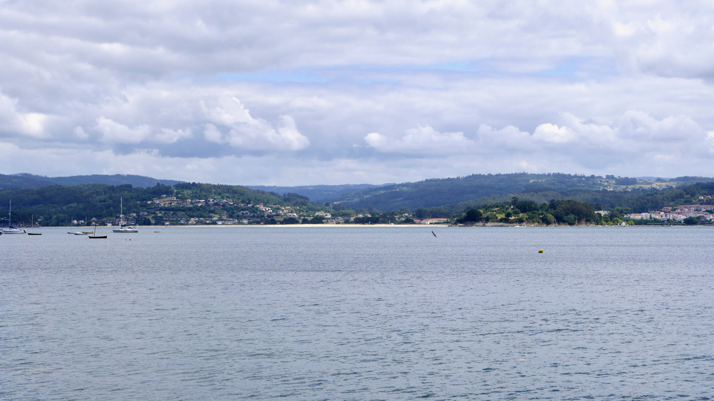 Ría de Betanzos in Galicia of Spain