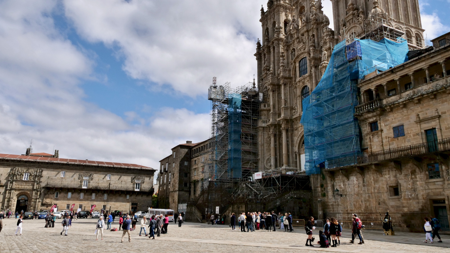 The cathedral of Santiago de Compostela