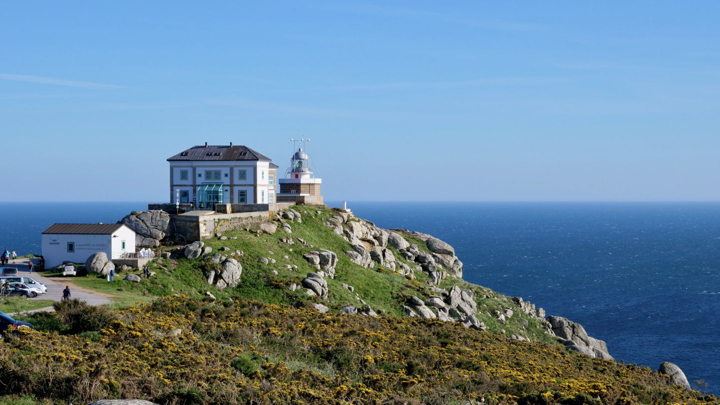 Lighthouse of Cabo de Finisterre in Galicia