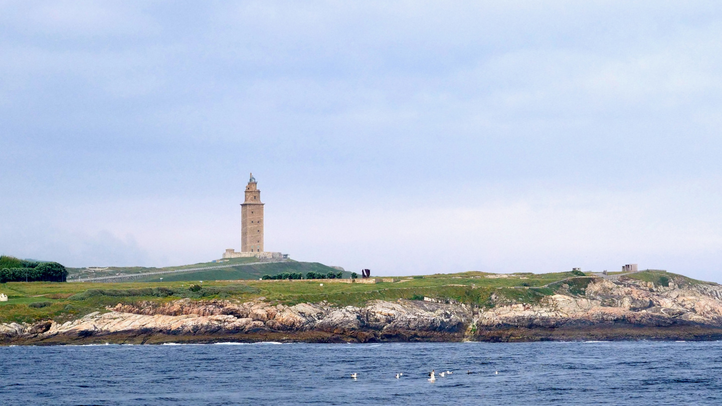 The Tower of Hercules in Coruña, Galicia