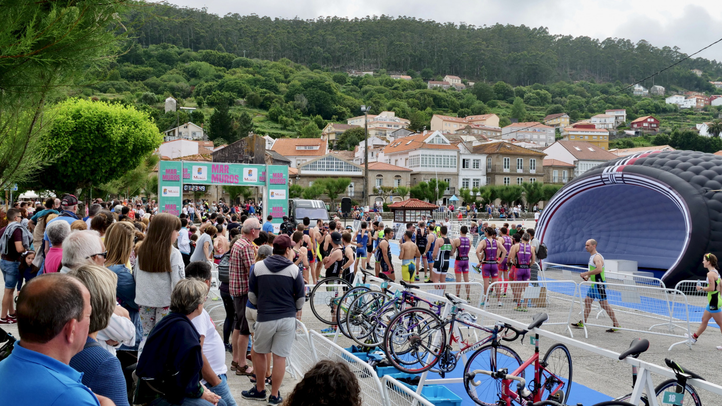 Triathlon in Muros of Galicia