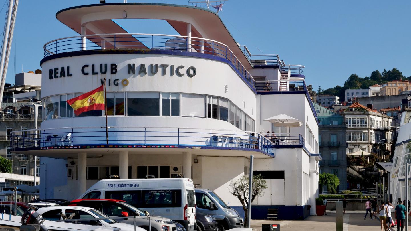 The club house of Real Club Nautico de Vigo in Galicia