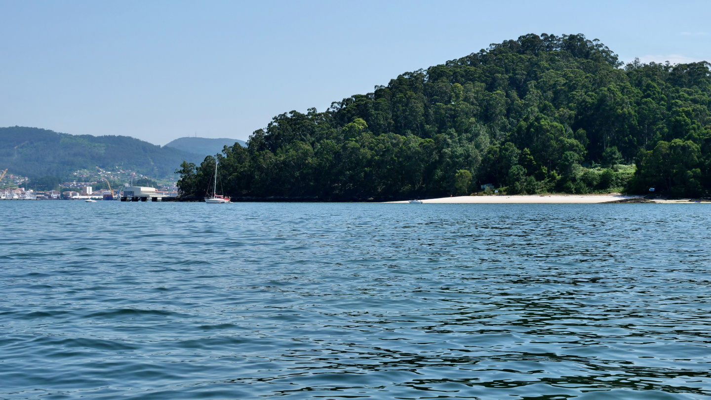 Tambon saari Ría de Pontevedra lahdella, Galicia