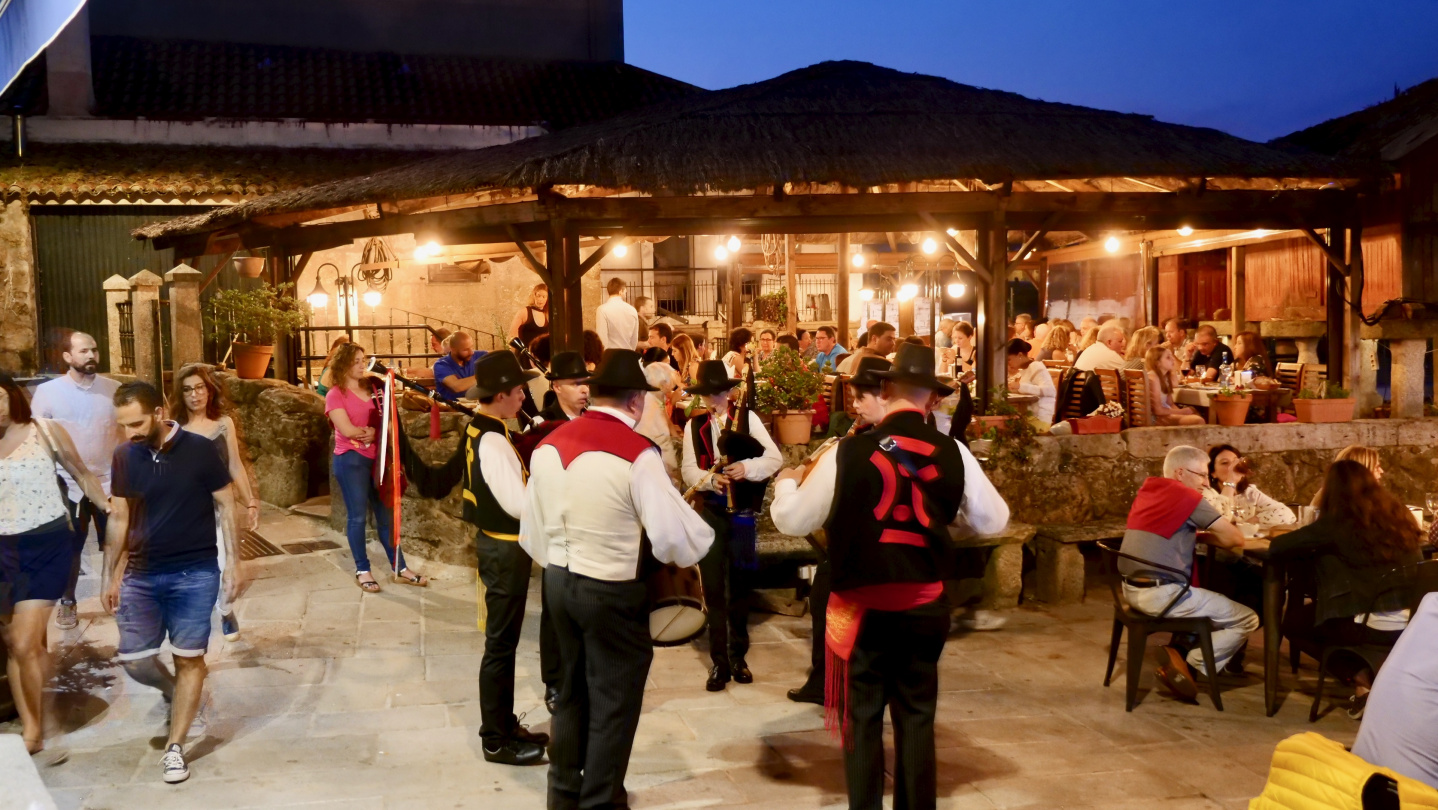 San Xoán Midsummer party in Combarro, Galicia