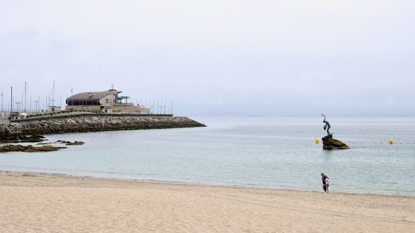 La Madama de Silgar patsas, Sanxenxo, Galicia