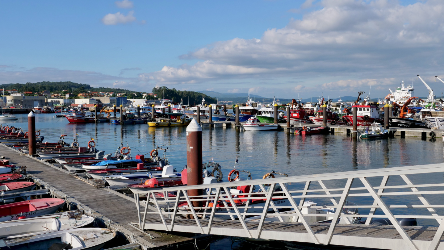 Fishing harbour of Caramiñal, Galicia