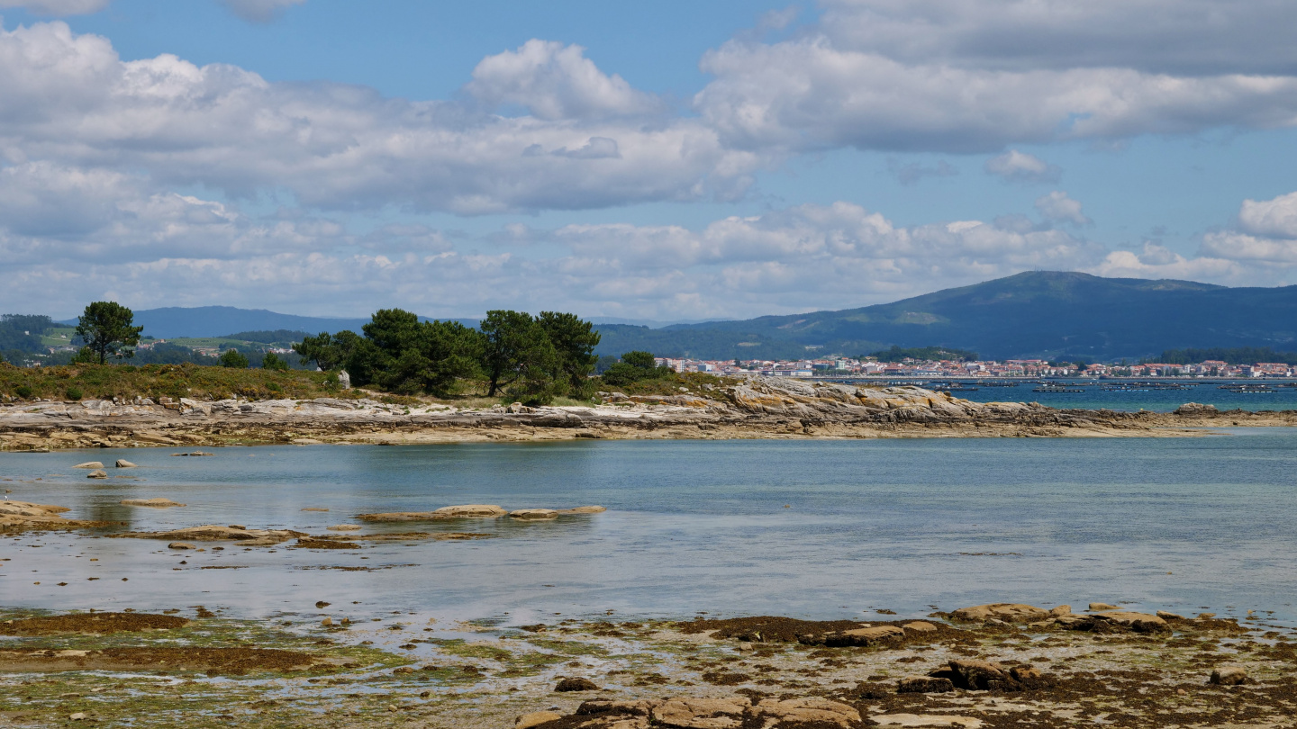 The beach of Illa de Arousa, Galicia