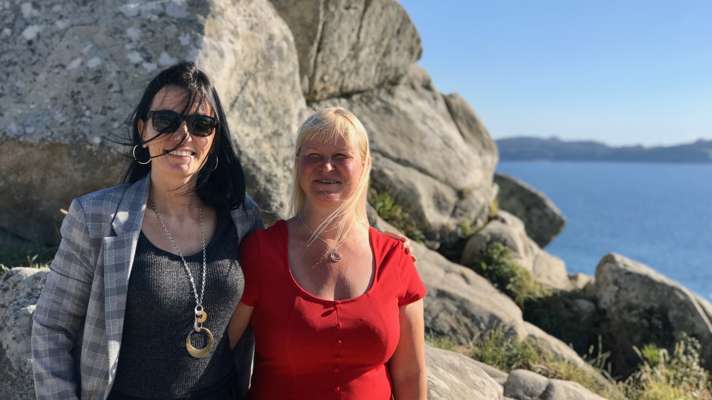 Eve and Patricia in Galicia