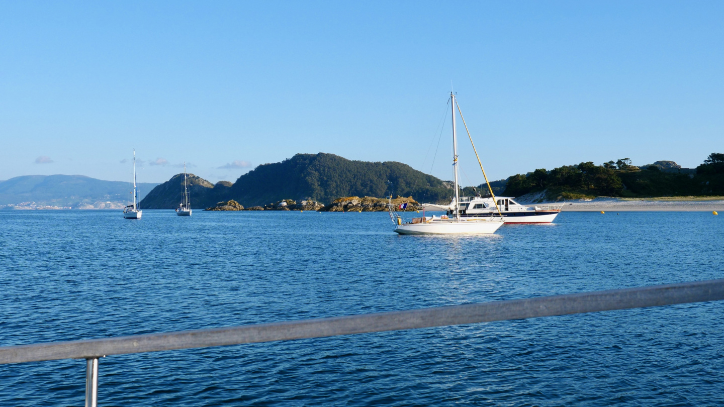 Anchorage in the islands of Cíes