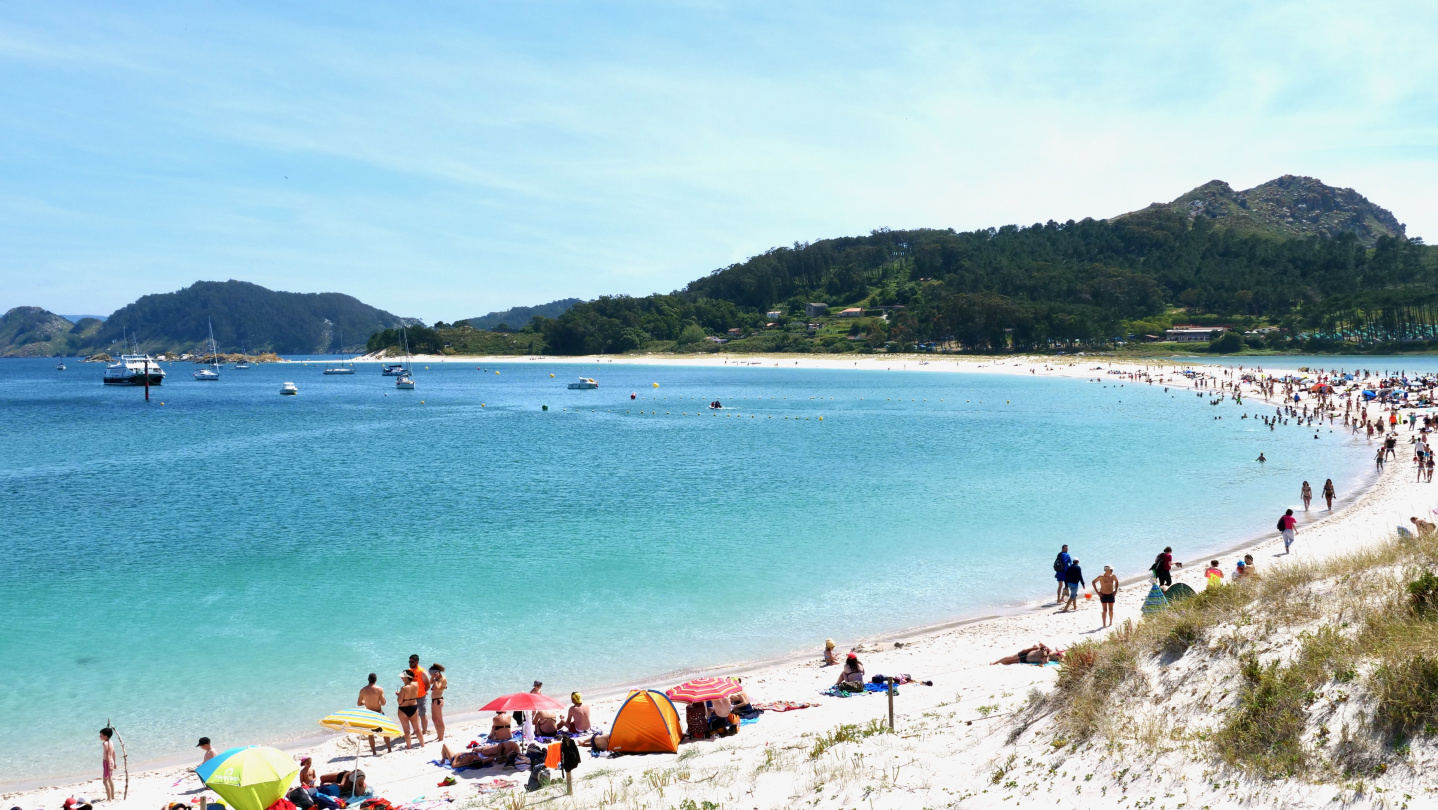 The islands of Cíes, Galicia