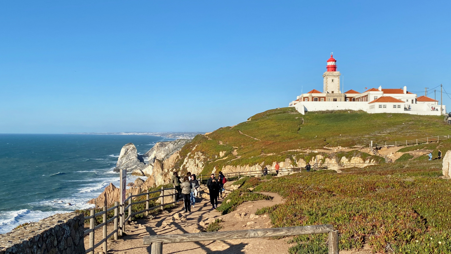 The lighthouse of Cabo da Roca, Portugal
