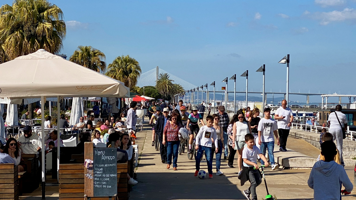 The waterfront of Parque das Nações, Lisbon, Portugal