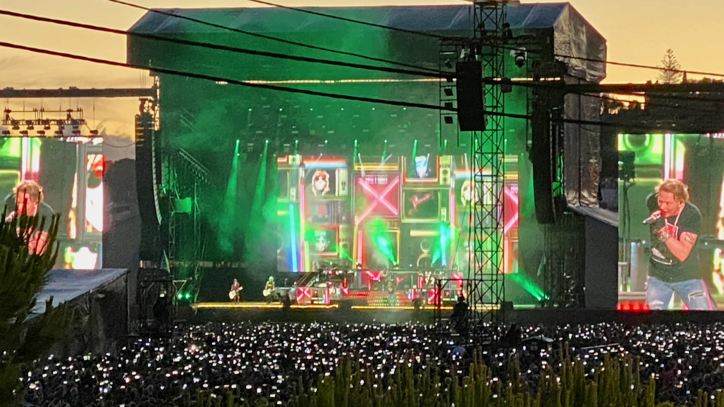 Guns N' Roses concert in Lisbon