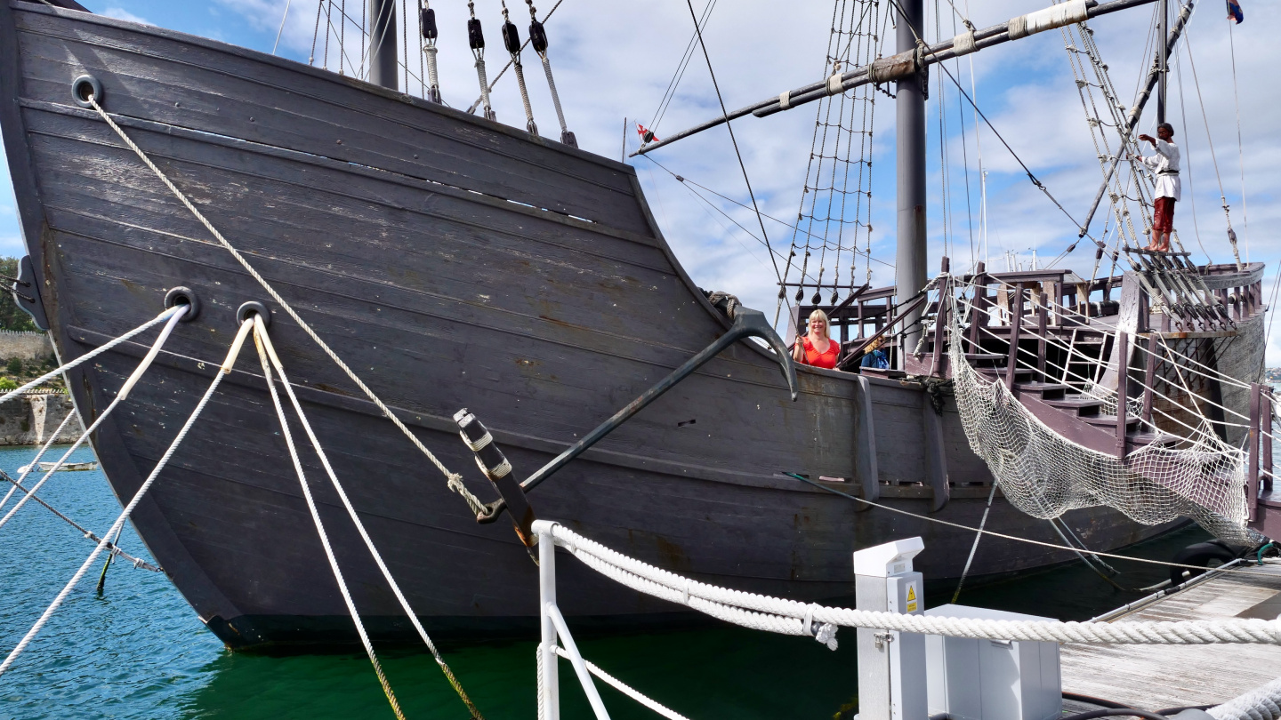 Eve on the Pinta of Columbus