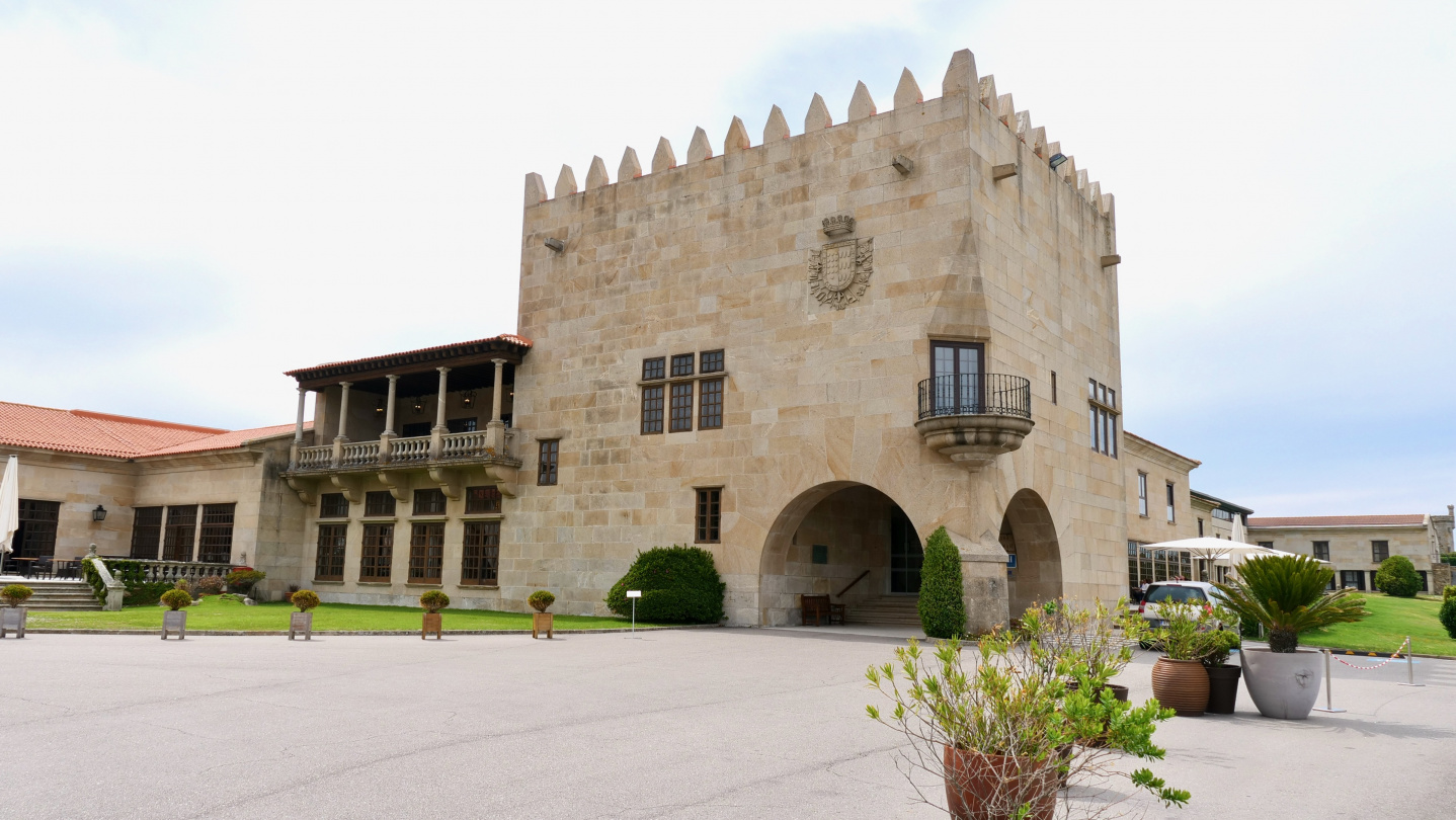 Hotel of fortress Monterreal in Baiona