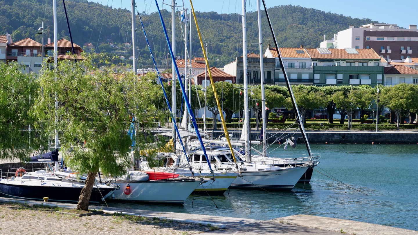 Suwena in the marina of Viana do Castelo, Portugal