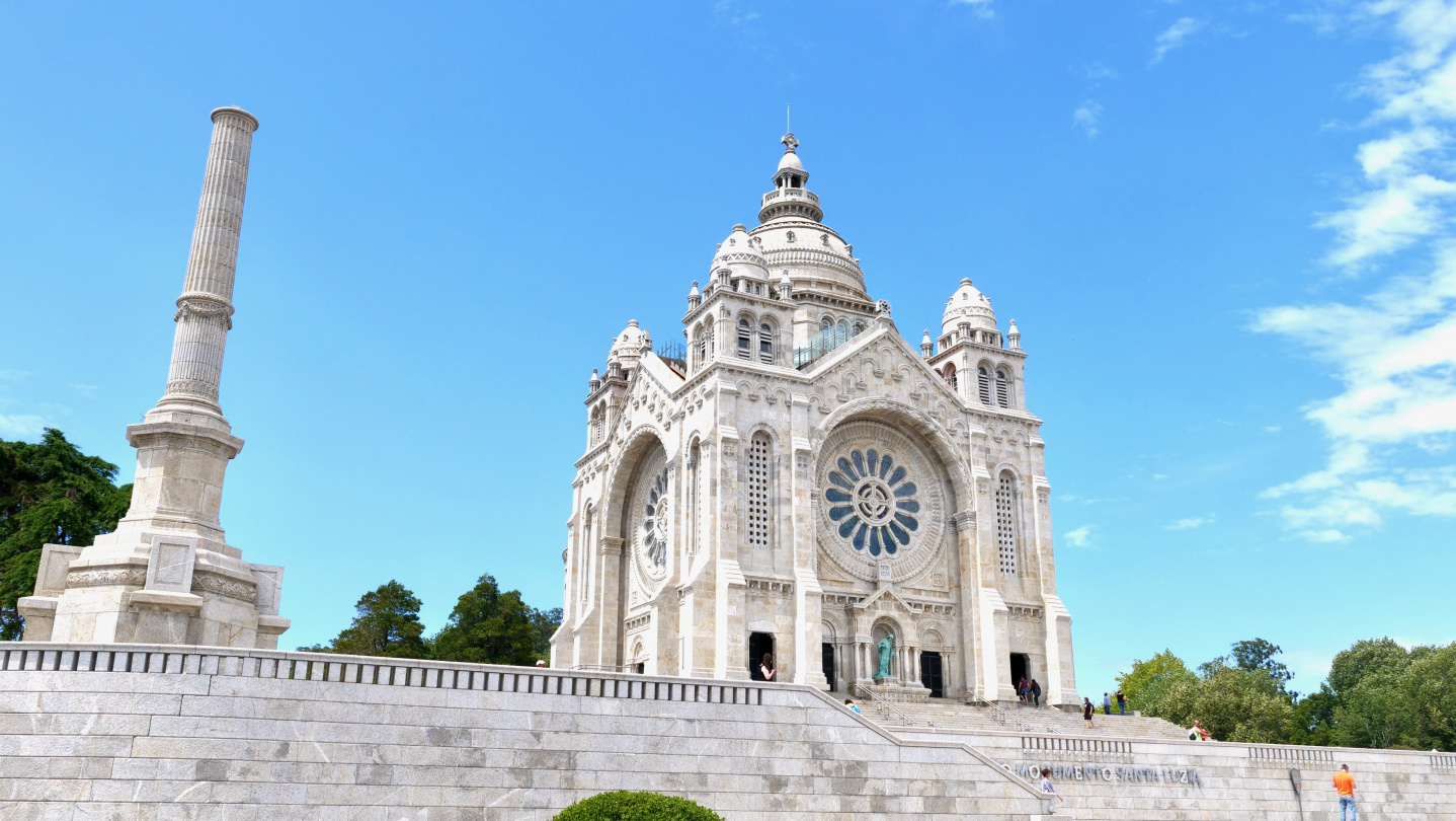 The church of Santa Luzia, Viana do Castelo, Portugal