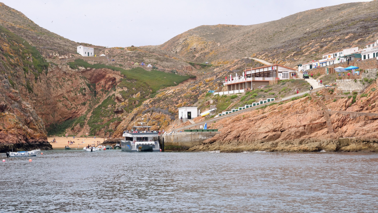 The harbour of Berlenga islands, Portugal