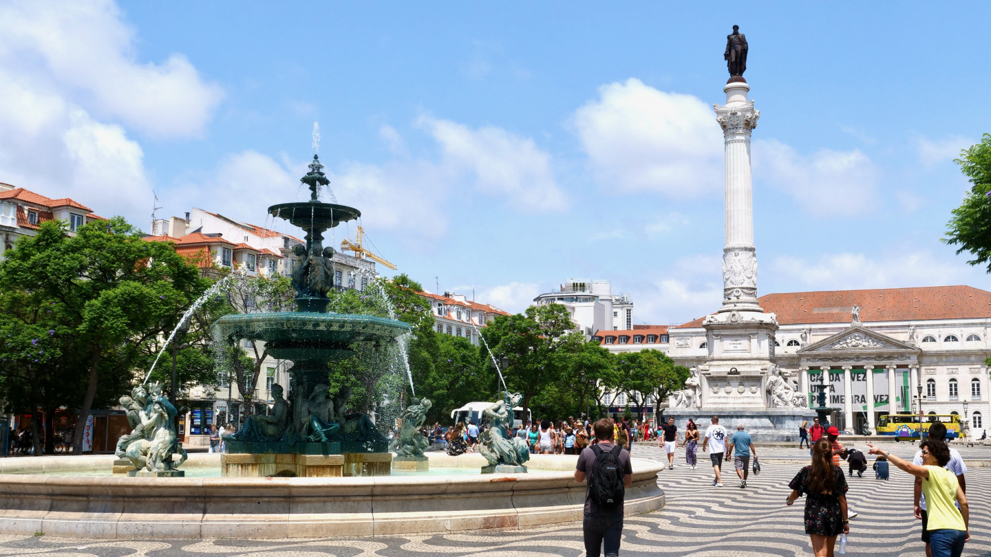 Rossio aukio, Lissabon