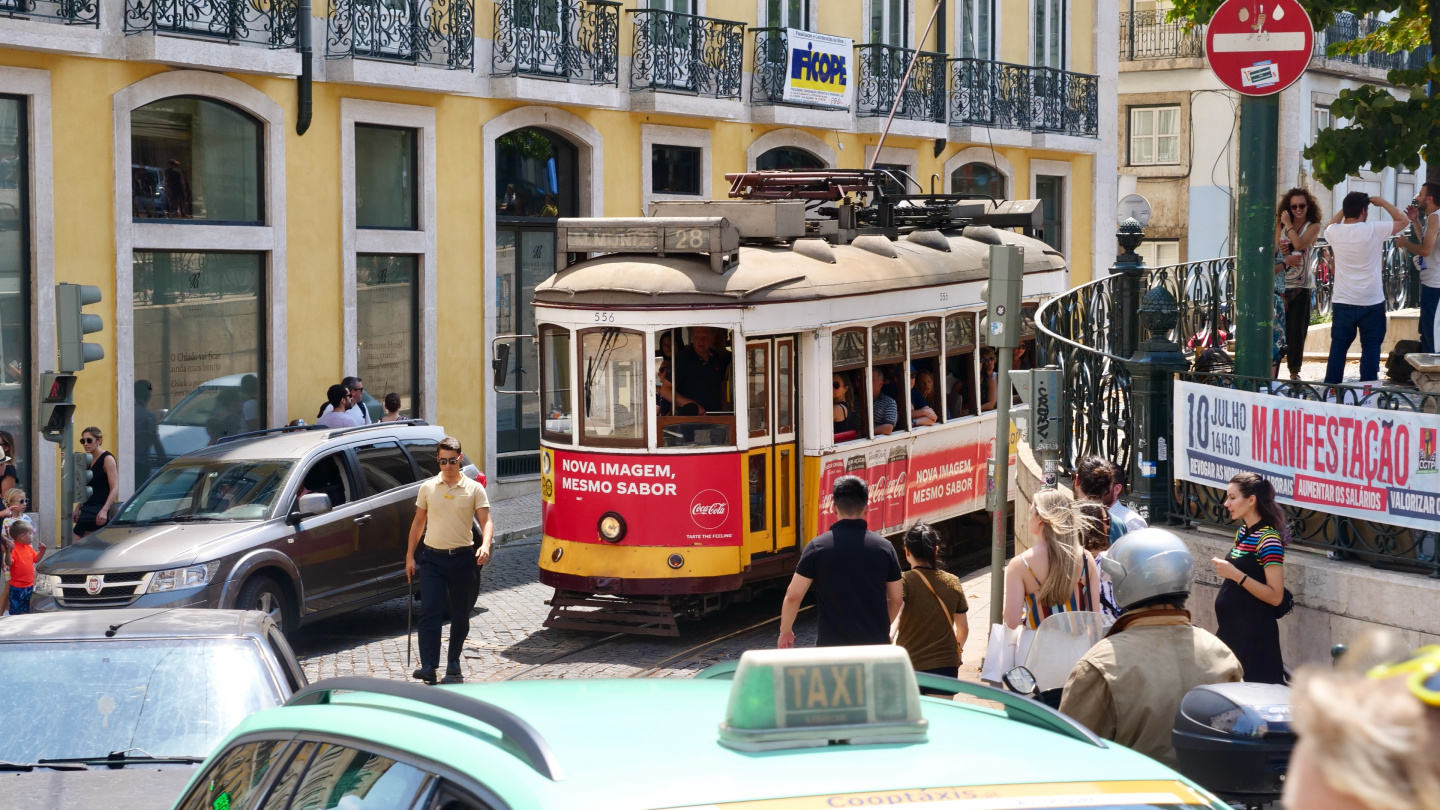 The tram 28, Lisbon