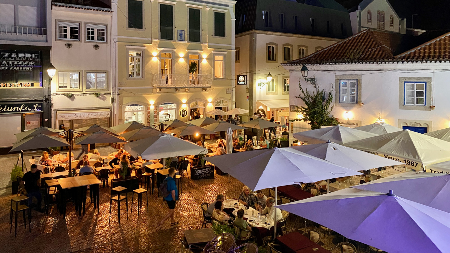 Cascais in the evening, Portugal