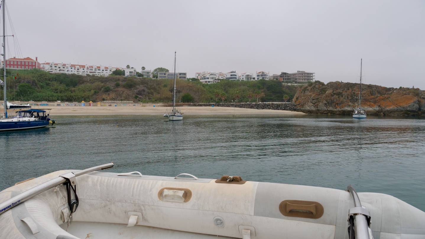 The anchorage of Sines, Portugal