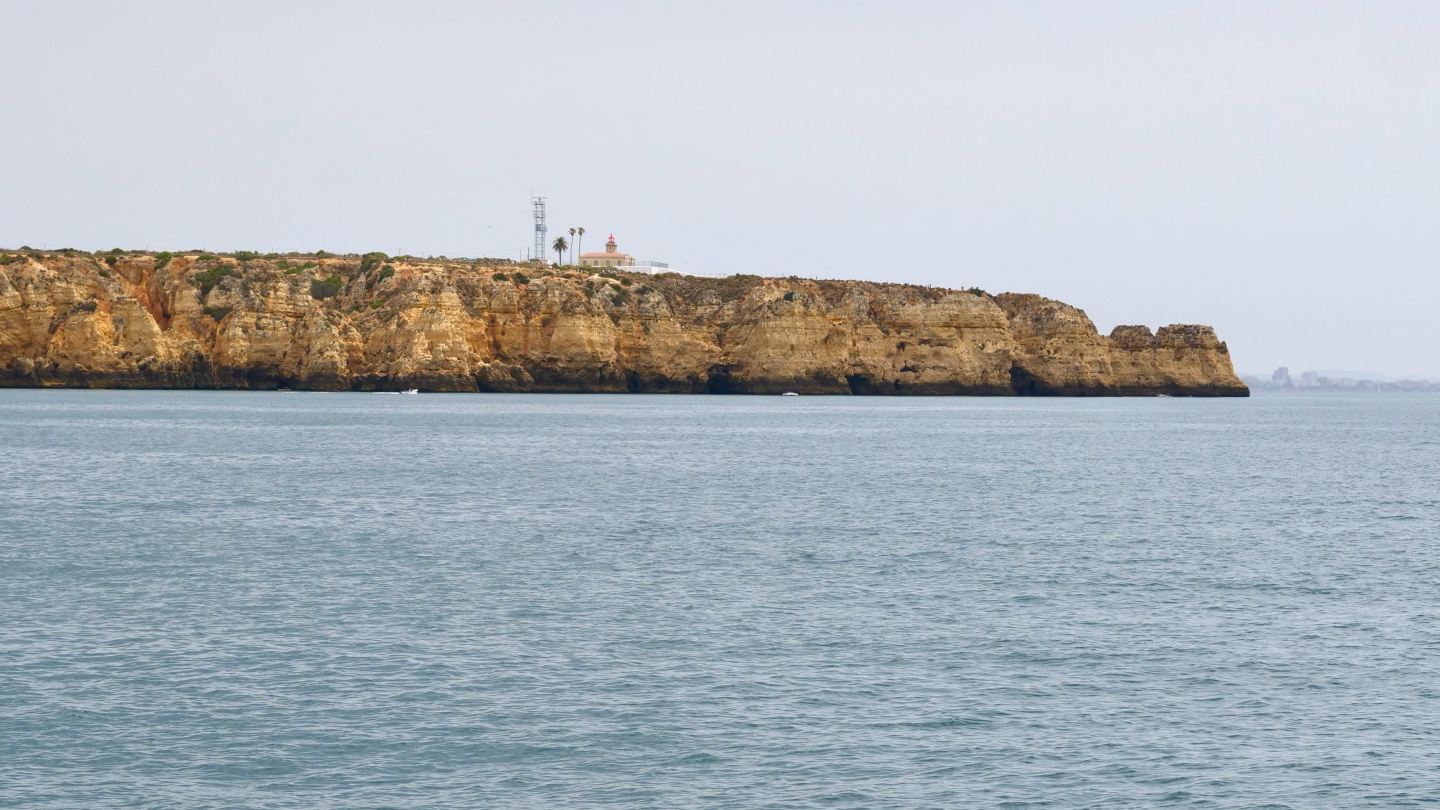 Coastal cliffs near Lagos, Portugal