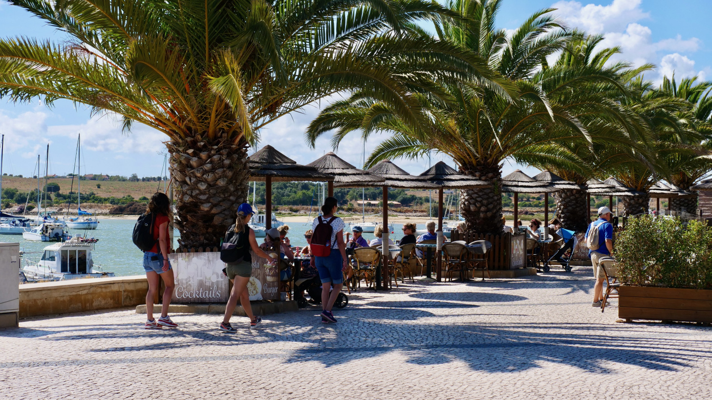 The waterfront of Alvor, Portugal