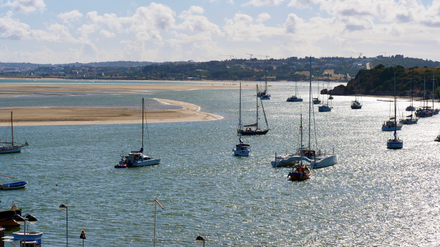 The lagoon of Alvor, Algarve, Portugal