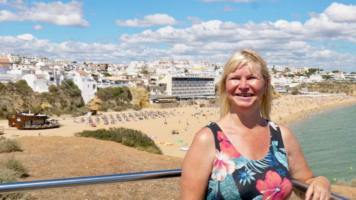 Eve in Albufeira, Portugal