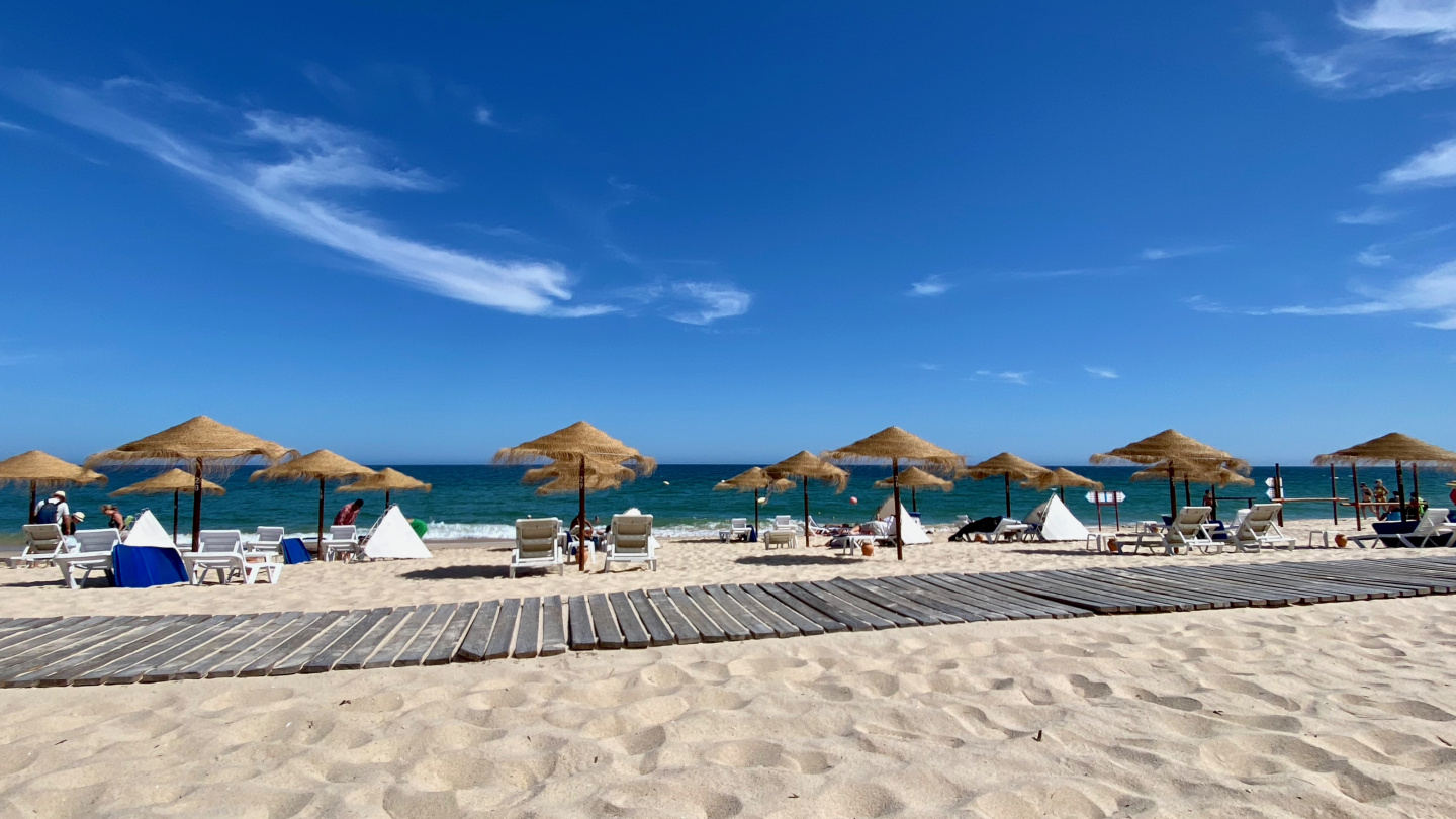 Beach club in Culatra, Algarve