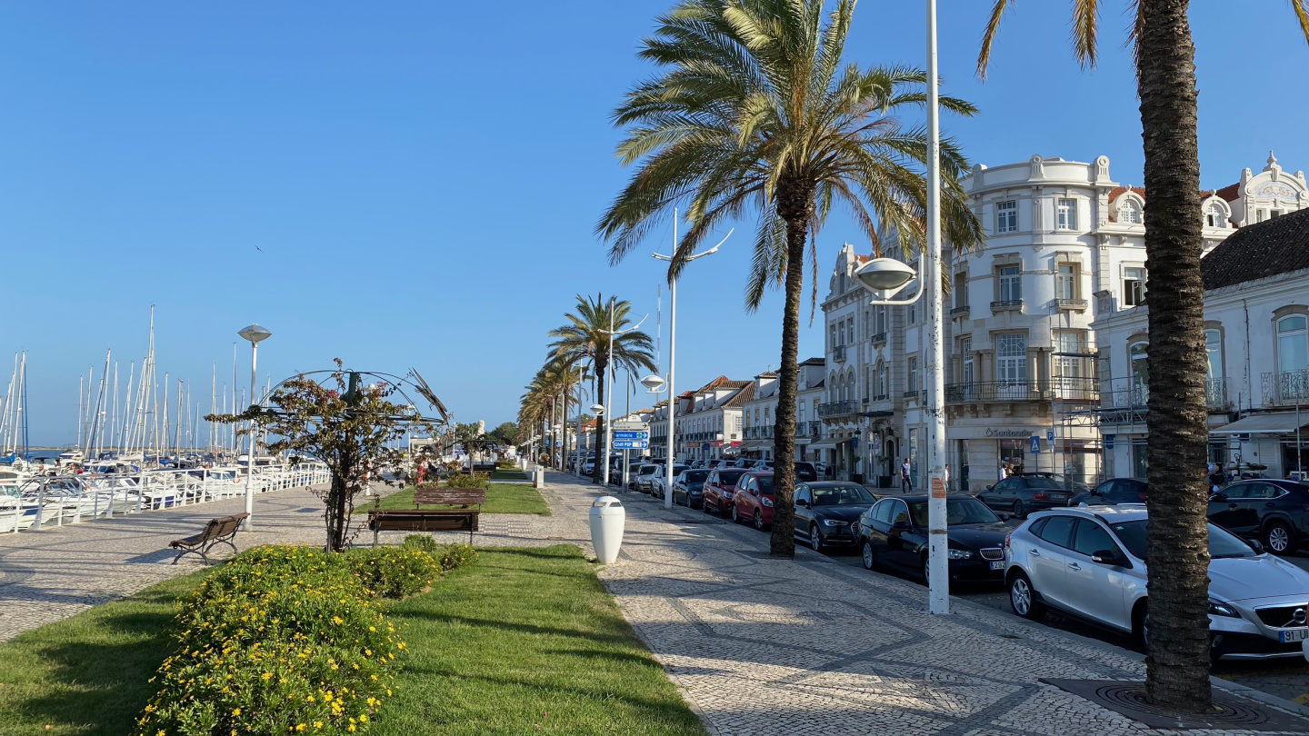 The waterfront of Vila Real de Santo António, Portugal