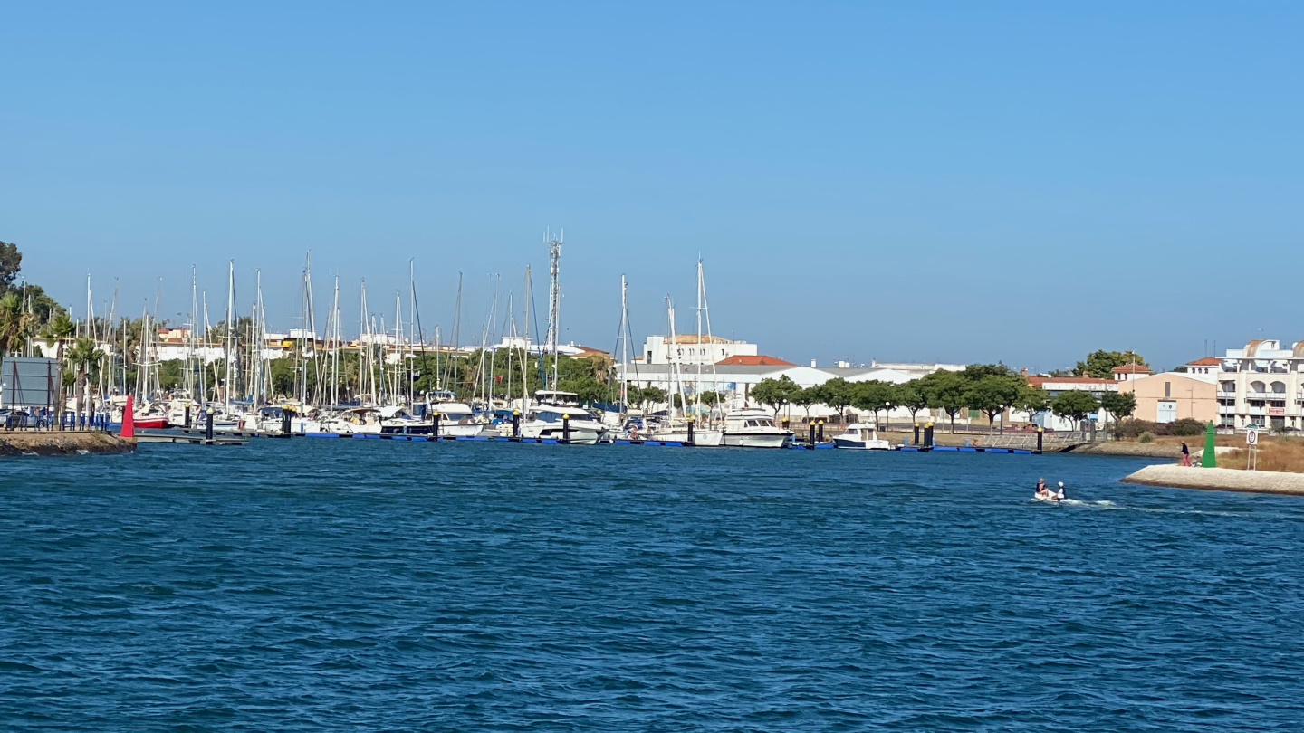 The marina of Ayamonte, Spain