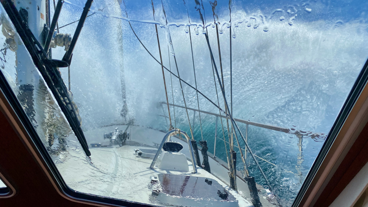 Confused seas in the Strait of Gibraltar