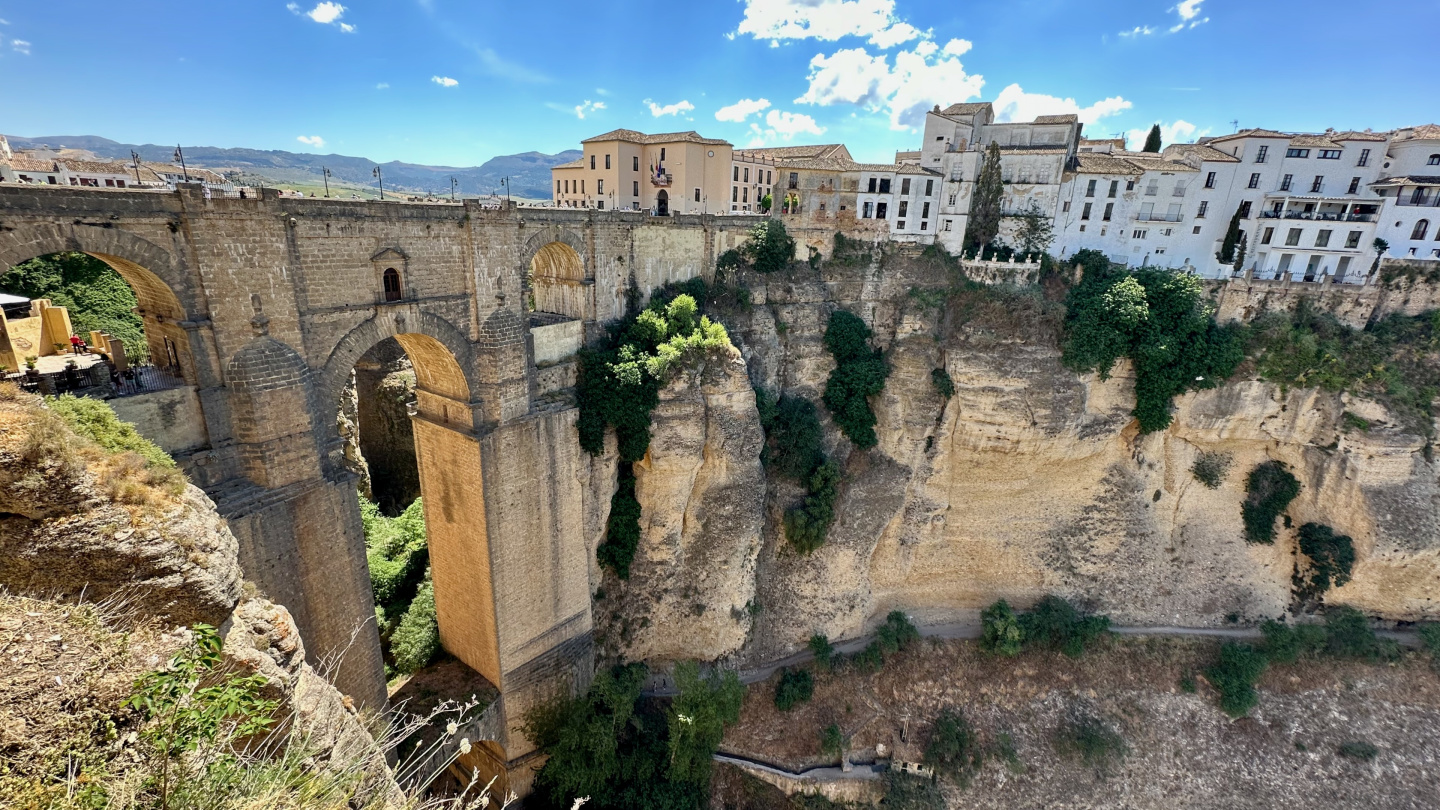 The bridge of Puente Nuevo of Ronda, Andalucia, Spain