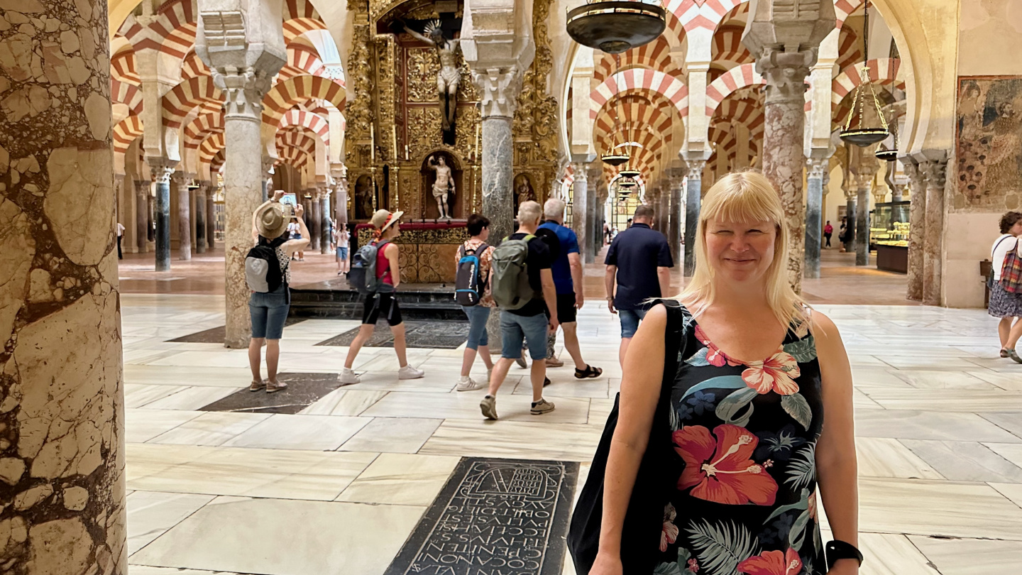 Eve in the Mosque-Cathedral of Córdoba, Andalucia, Spain