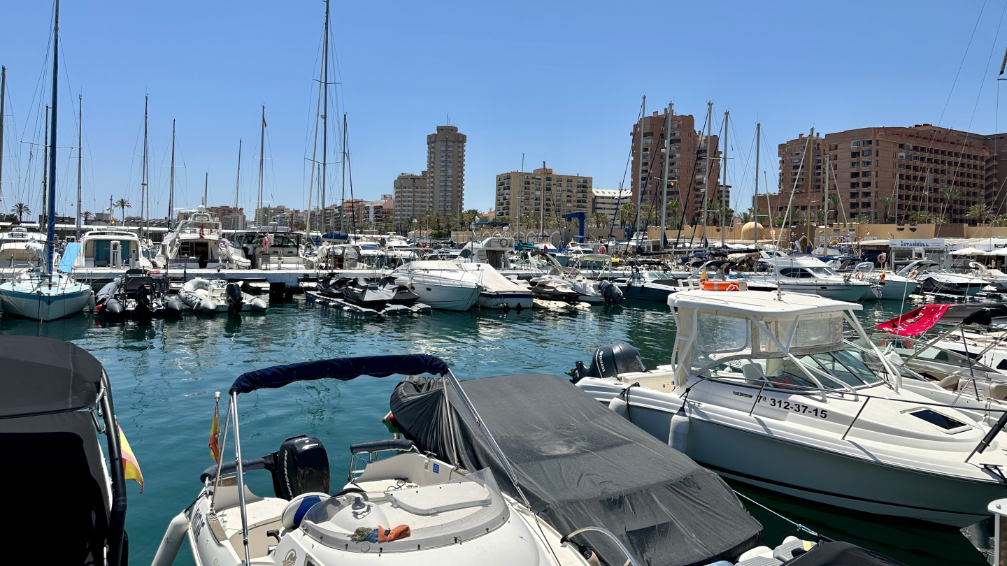 The marina of Fuengirola, Spain