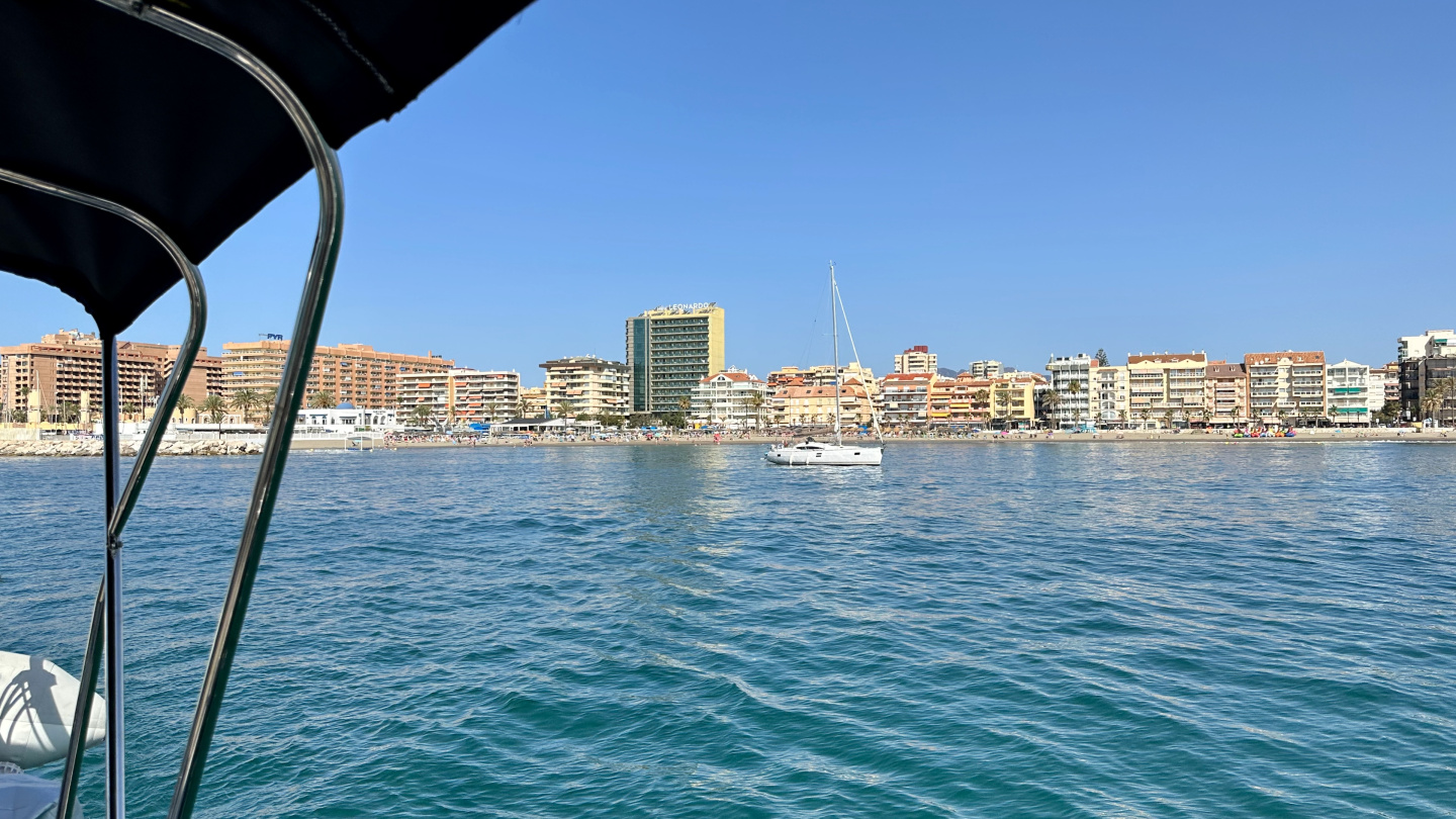 Small anchorage next to the Marina Fuengirola, Spain